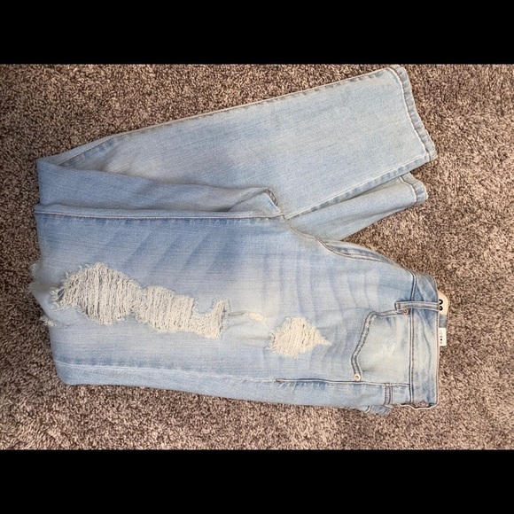 GARAGE Super Skinny Distressed Jeans Size 9 - Picture 2 of 4